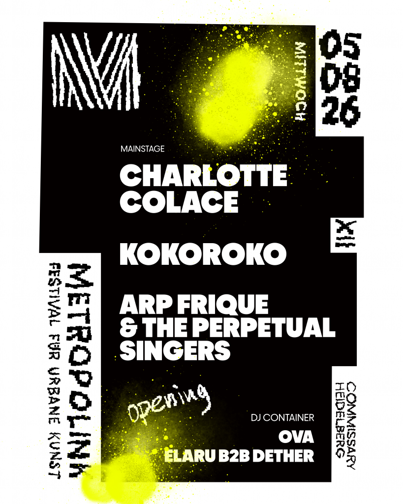Metropolink Festival Tag 1 – Metropolinks Commissary, 05.08.2026